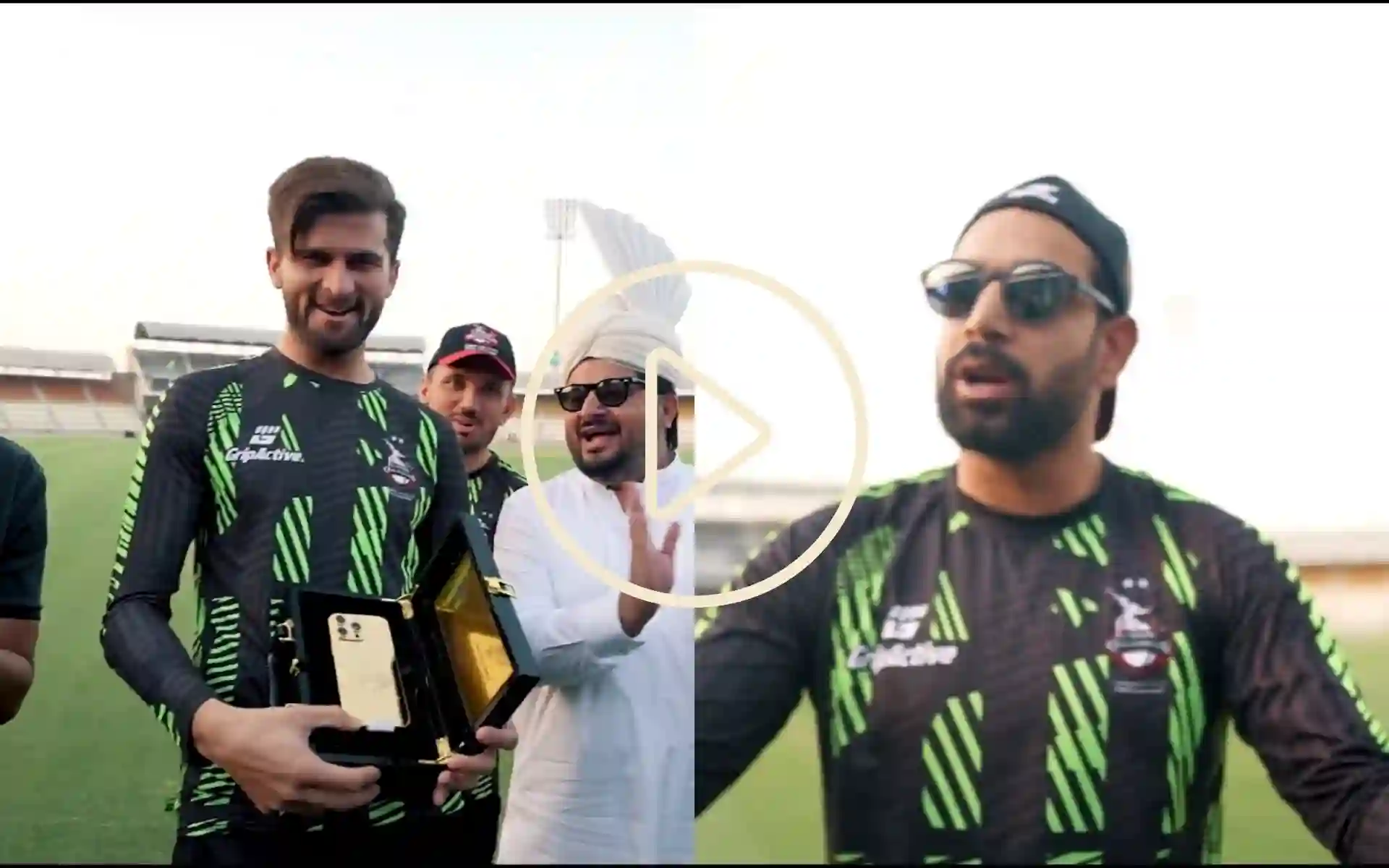 Haris Rauf Calls Afridi's Gold iPhone ‘Unfair’, Sends Fans Into A Laughter Riot Haris Rauf Calls Afridi's Gold iPhone ‘Unfair’, Sends Fans Into A Laughter Riot
